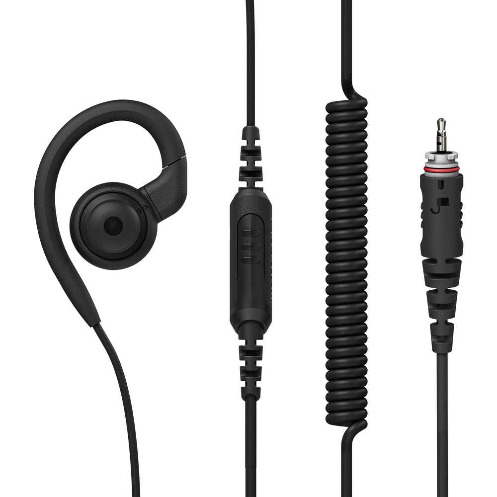 PMLN8077 Swivel Earpiece with Inline Push-To-Talk button